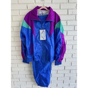 NWT Vintage Esprit By Campus Track Suit Windbreaker Set
